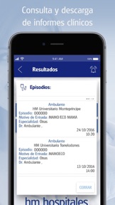 HM Hospitales screenshot