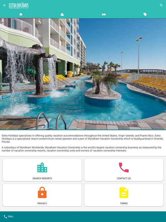Extra Holidays iPad screenshot 4 - Travel app