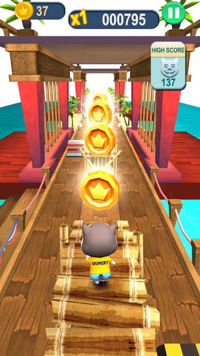 Cat Surfers: Kitty Gold Run Screenshot