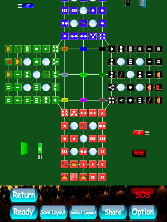 World Army Chess 四国军棋 by SZY iPad screenshot