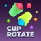 Swipe to rotate the cups and drop the ball from one cup to another one according to the color