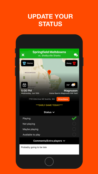 Team Hero app screenshot 3
