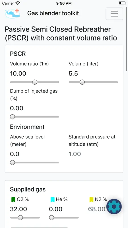 Gas Blender Toolkit screenshot 8 of 10