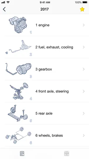 Screenshot von Autoteile Für Audi - Diagramme auf dem iPhone 7