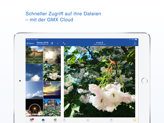 GMX - Mail, Cloud & News App Store preview screenshot 7