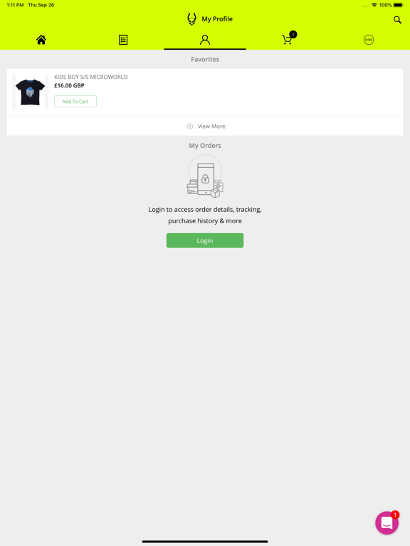 Cyberdog App iPad screenshot 5 - Shopping app