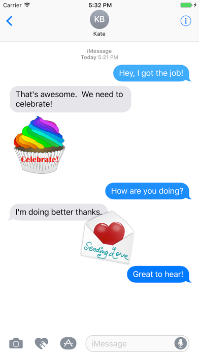 Screenshot #1 pour Positive Vibes Sticker Pack