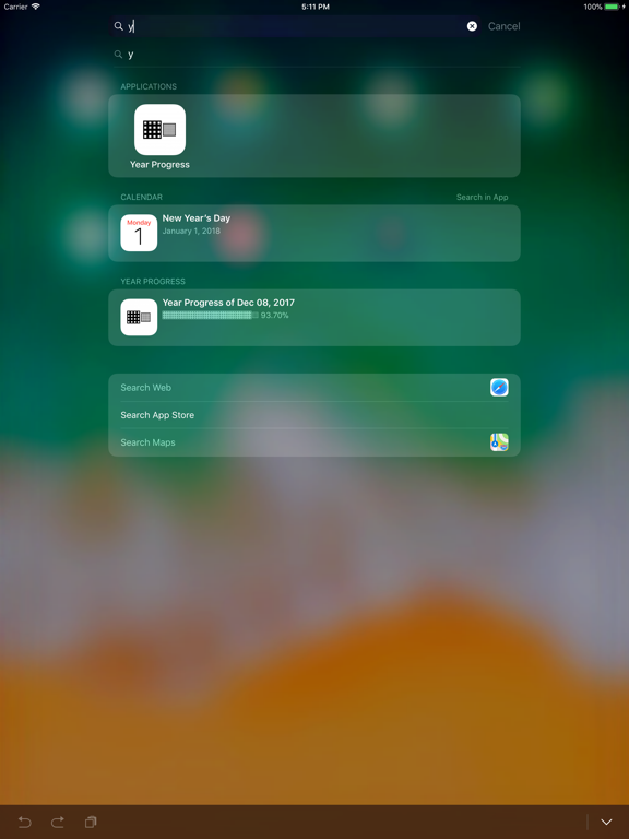 Screenshot #6 pour Year Progress: Life in Motion