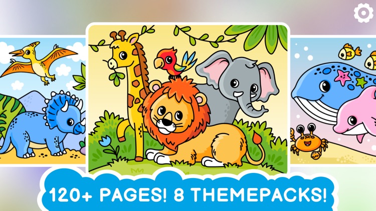 Toodler coloring and drawing