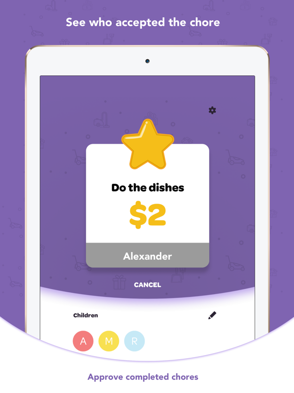 Choresy iPad screenshot
