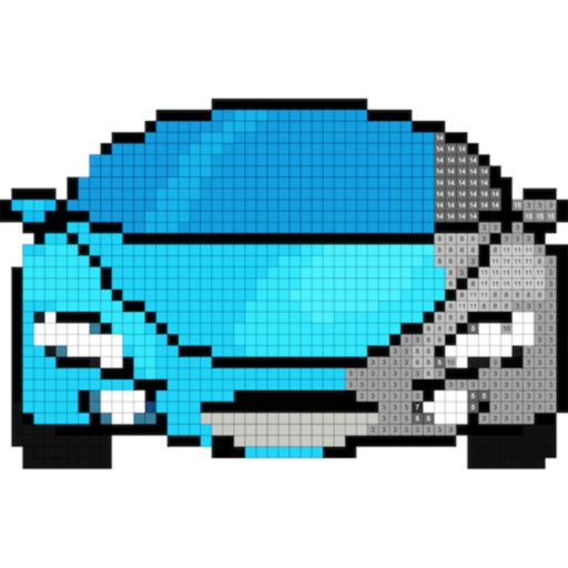 Cars Logo Pixel Art icon