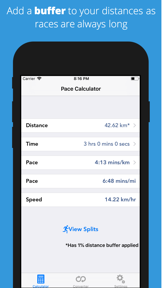 Pace Calculator screenshot