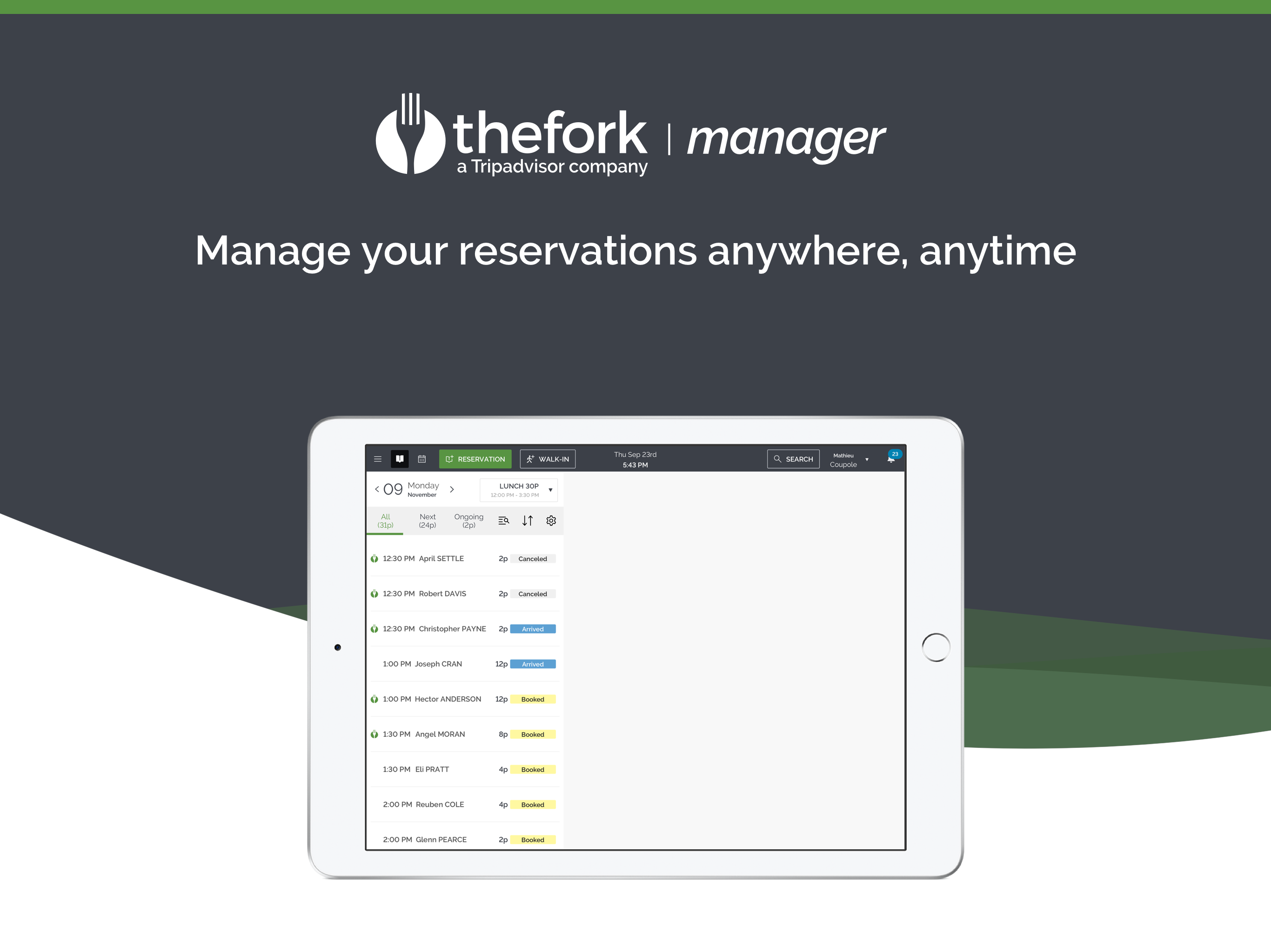 TheFork Manager