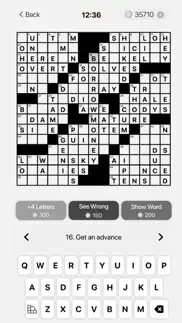 classic crossword puzzles iphone screenshot 1