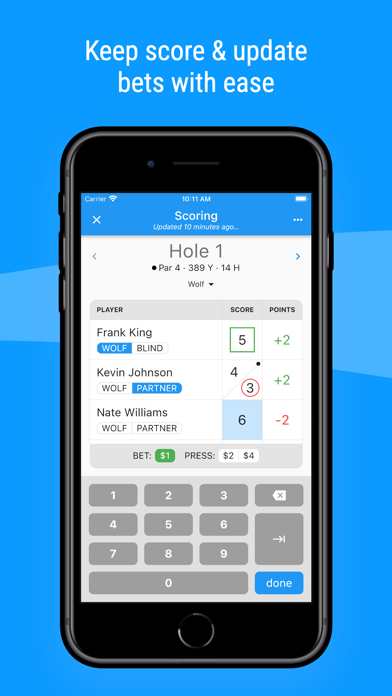 GolfSnap: Track Bets & Scores Screenshot