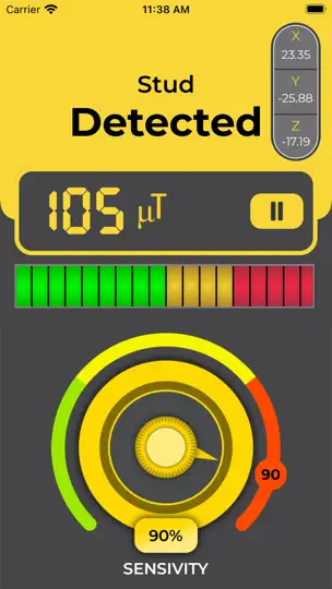 Скриншот Stud Finder゜ на iPhone 3