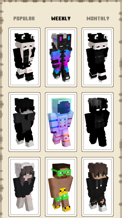 Skins for Minecraft : Skin Hub Screenshot