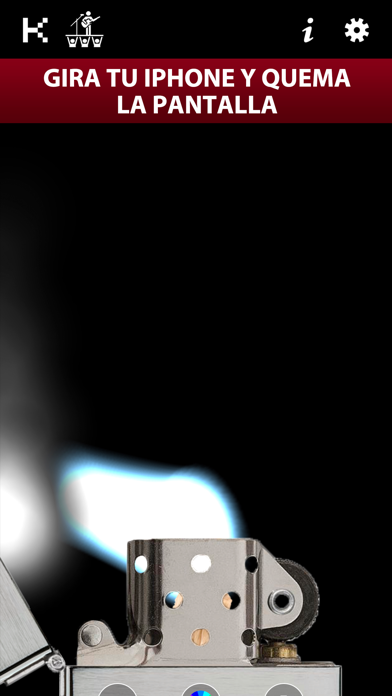 Captura de pantalla de la aplicación