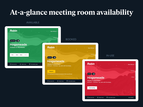 Screenshot #5 pour Robin - Meeting Room Display