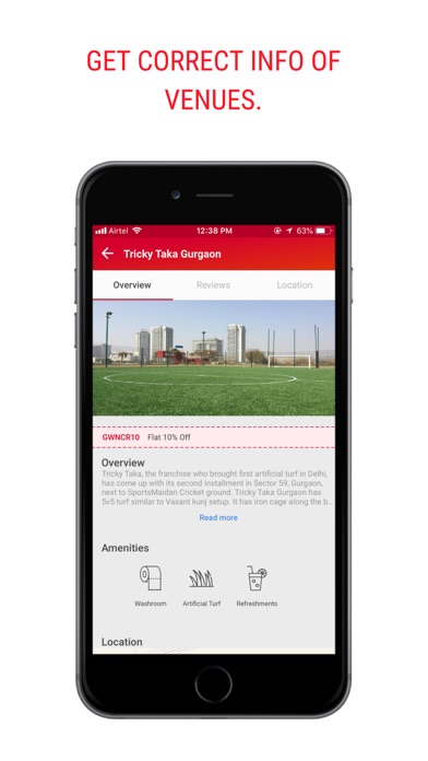 GW Sports App Screenshot