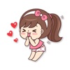Cute Girl Stickers - WASticker icon