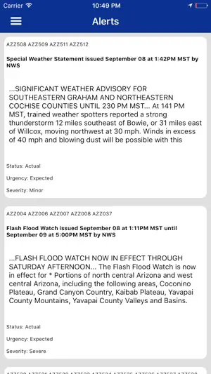 NOAA National Data Buoy Marine screenshot 2