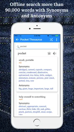 Pocket Thesaurus screenshot 1
