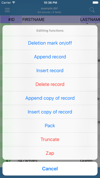 Screenshot #2 pour CDBFlite