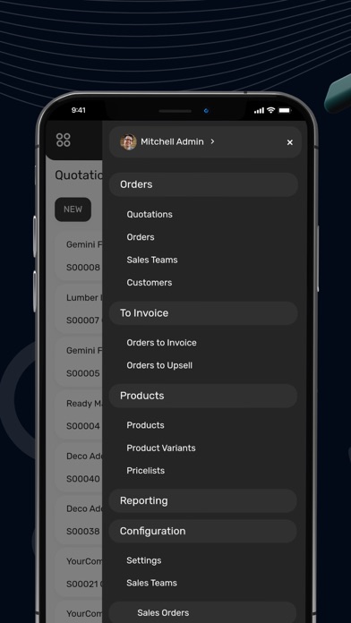 Spiffy: Odoo Mobile App Screenshot