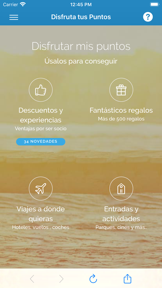 Travel Club App screenshot