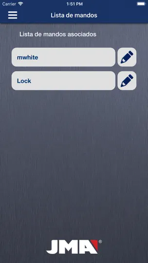 Captura de pantalla de JMARemotesUsers en iPhone 5