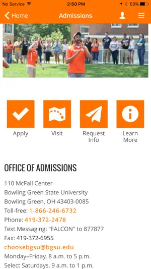 BGSU screenshot 2