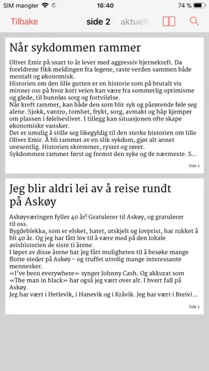 Askøyværingen eAvis screenshot 1