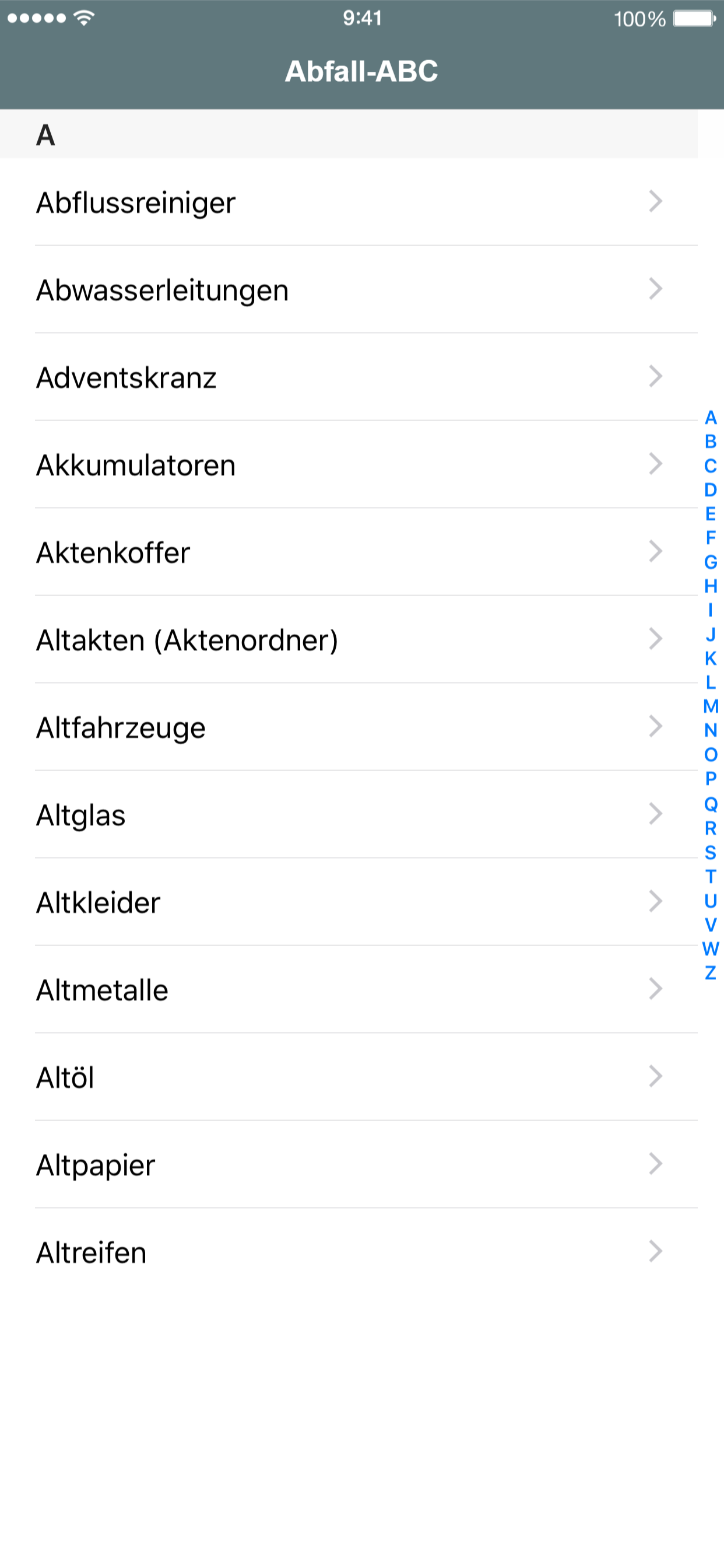 Abfall App VR screenshot 5