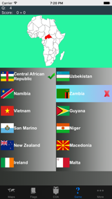 Country Flags, Maps, Capitals screenshot