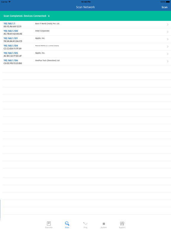 Screenshot #4 pour Network Analyzer Scanner Netty