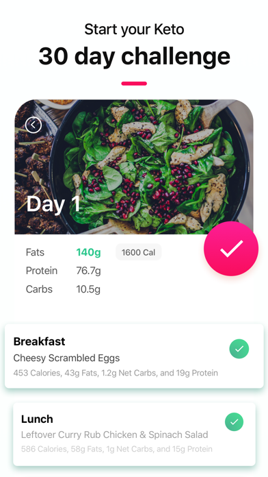 Screenshot #3 pour Keto Diet App:Menu and Tracker