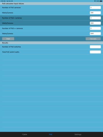 CCTV Cable and PoE Calculatorのおすすめ画像1