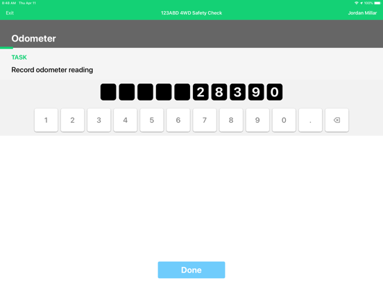 ChekRite iPad screenshot