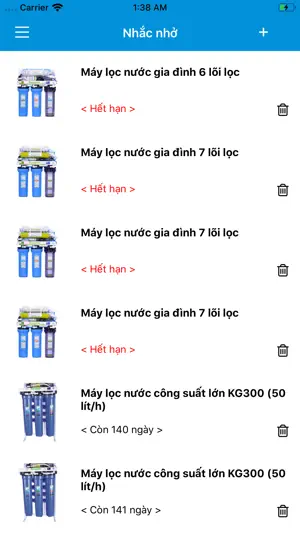 AquaCares Quản lý máy lọc nước screenshot 3