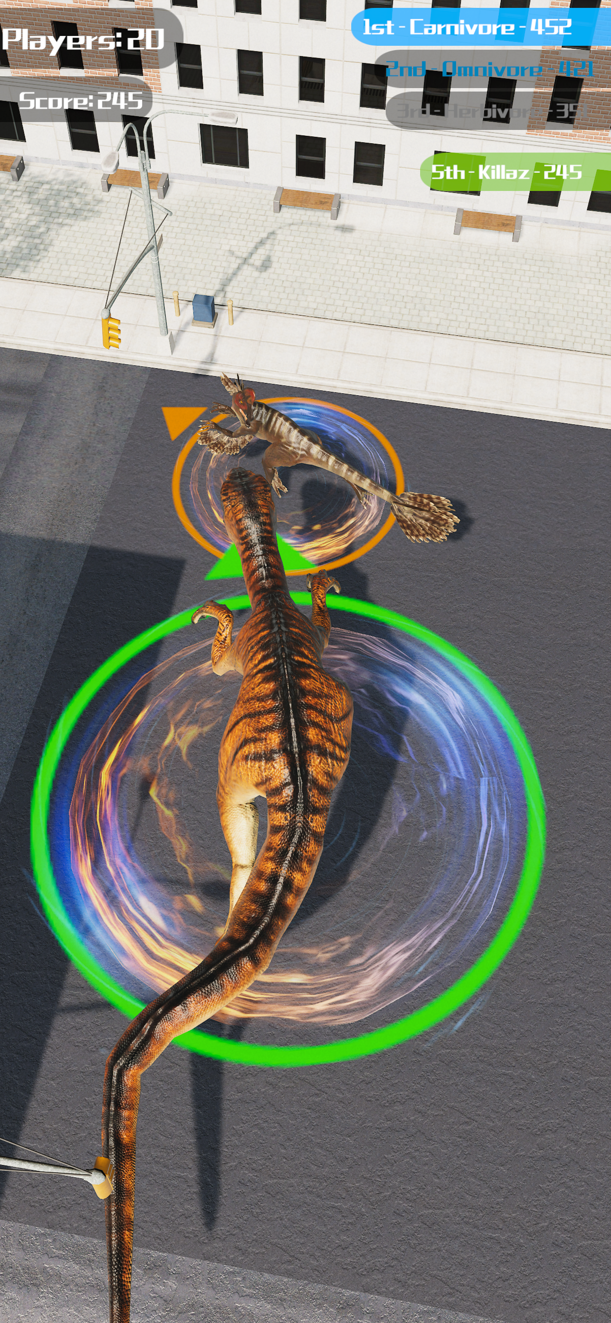 Jurassic.io Dinosaur Simulator