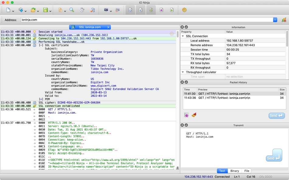 #5. IO Ninja (macOS) Podle: Tibbo Technology Inc.