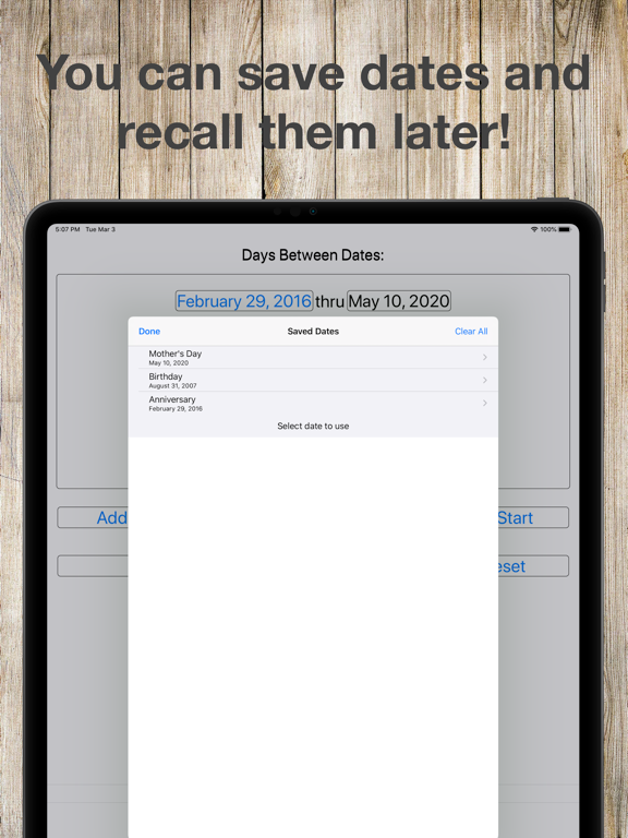 Screenshot #4 pour Between Dates Calendar Math