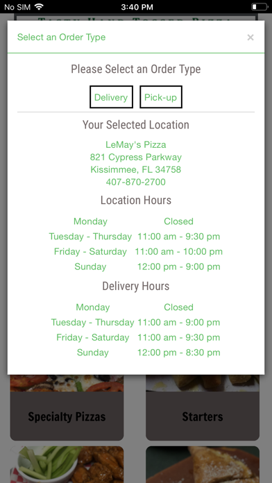 App screenshot