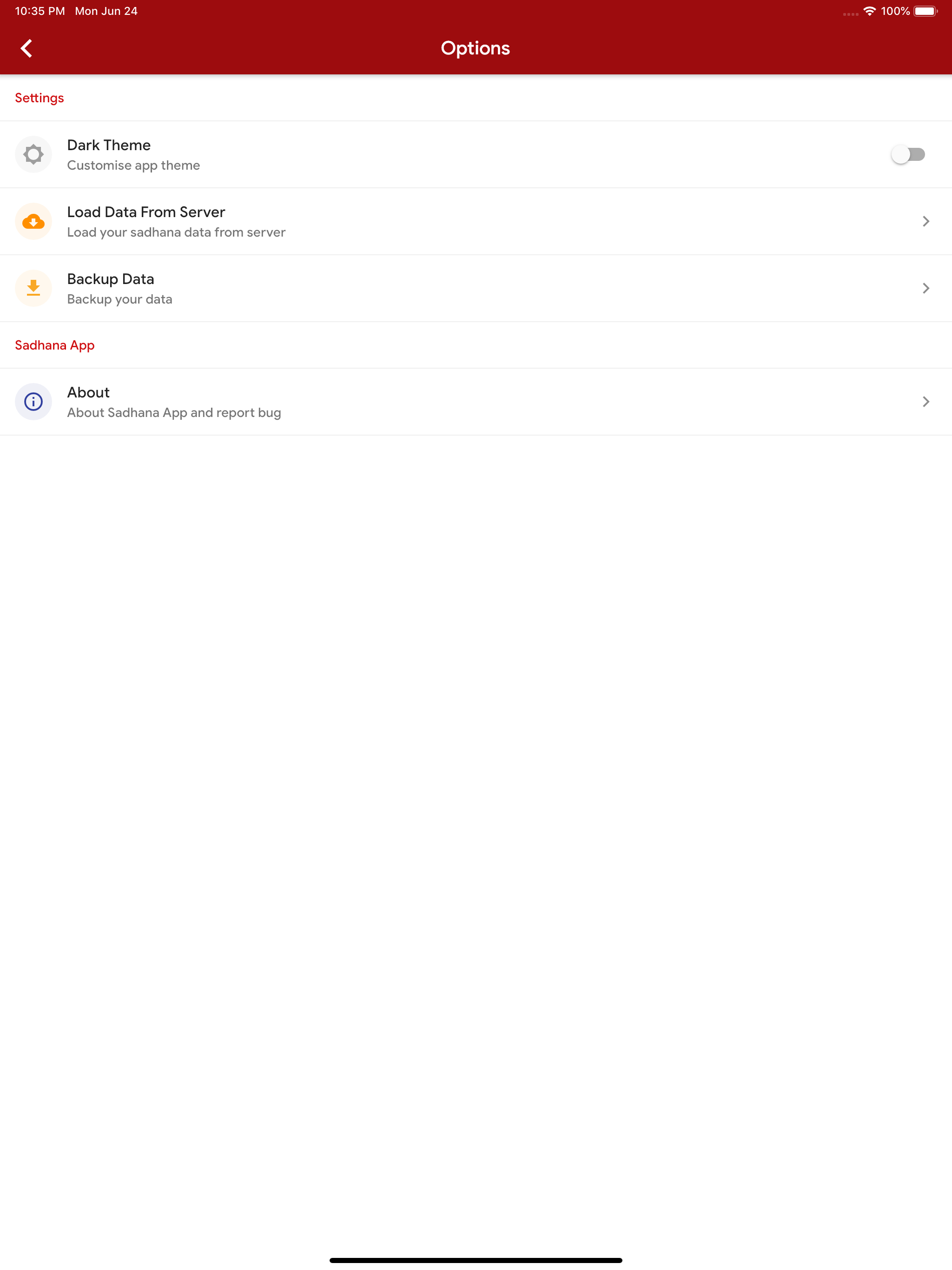 Sadhana App screenshot 15