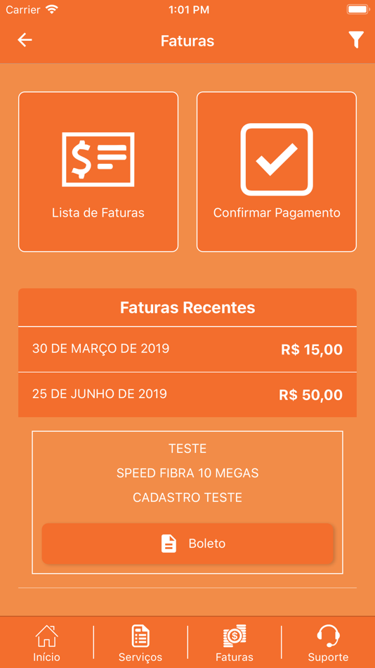 #6. TWSpeed Telecom (iOS) Podle: Adenilson Rocha