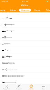 Fancy Text Symbols screenshot