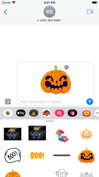 Snazzy Halloween Stickers Screenshot