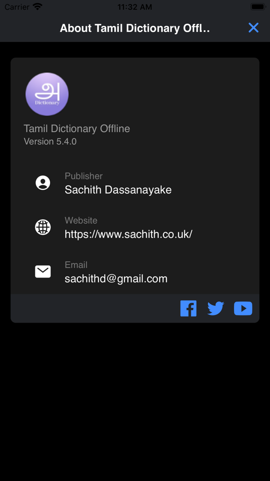 #10. Tamil Dictionary Offline (iOS) Podle: Sachith Dassanayake