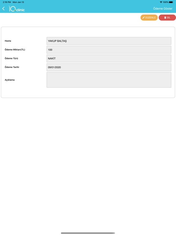 IQ Clinic - MTK iPad screenshot